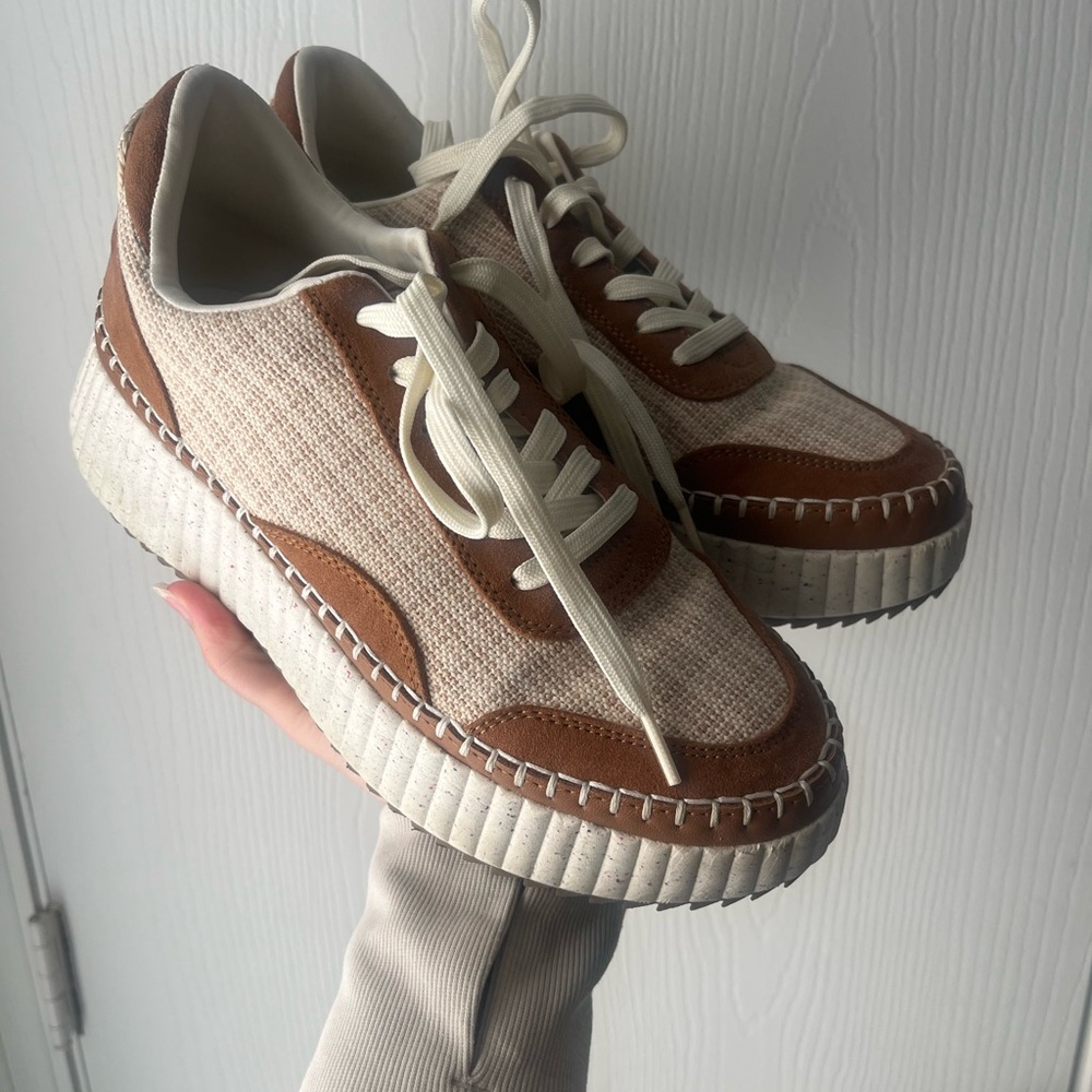 Stylish Brown and Cream Shoes